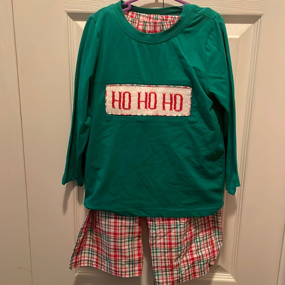 Custom HoHoHo Christmas Smock Pant Set